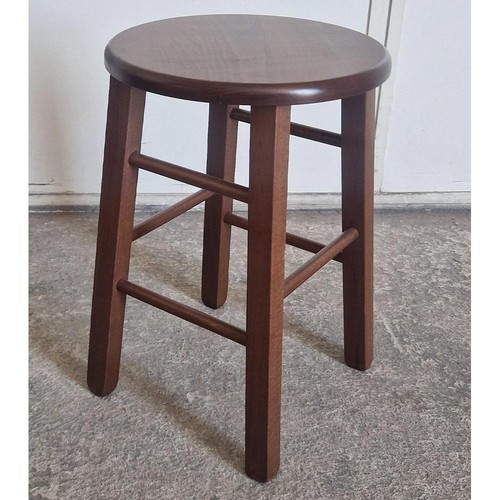 Dark walnut stooled bench - dark,