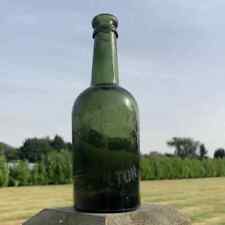 Dark Green Vintage Bottle Thos