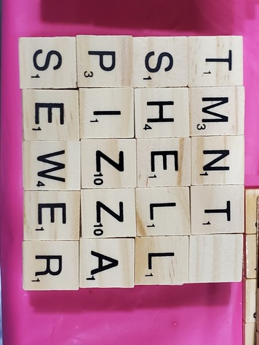 Tmnt scrabble tile coasters - -,