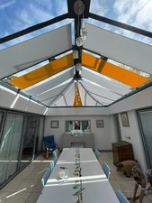 Energy Saving fabric Conservatory blinds ,washable, free fitting,free measuring