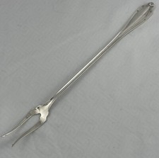 Stratford by Whiting Sterling Long Handle Pickle Olive Fork-8 7/8"