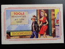 Trow: Mr & Mrs passing Ironmonger "TOOLS Renovated at Low Cost"