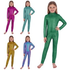 Girls Metallic Bodysuit