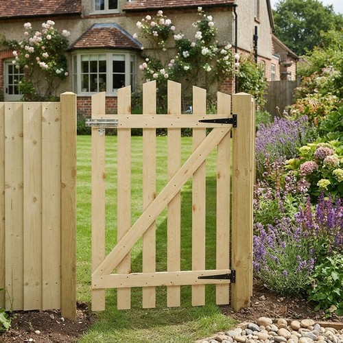 Pressure treated wooden garden - pressure-treated,