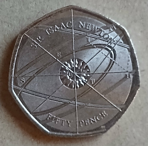 2017 50p coin - ., sir