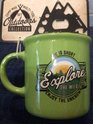 Enamel camping mug cup free - enamel,