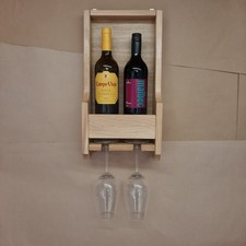 Bespoke Solid Oak Wooden Wine Rack Storage - The Perfect Gift