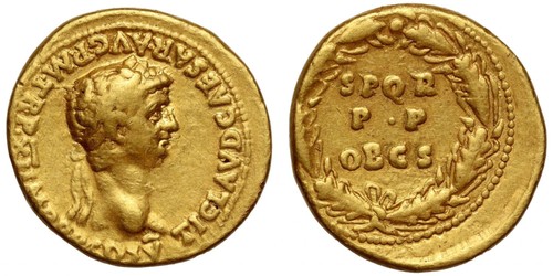 Claudius gold aureus rome - claudius,,