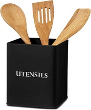 Vintage metal utensil holder - vintage,