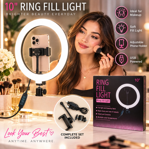 26cm led ring - light, usb