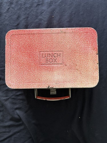 Vintage metal lunch box 1960s - box,