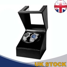 High Quality Watch Winder Electric Mechanical Watch Rotating Box 2 Slot & Modes