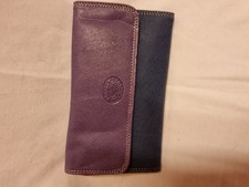 multi coloured leather wallet