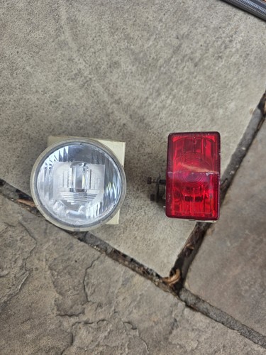 Vintage bike lamps pair - bike,