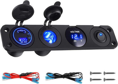 Charger switch panel usb - charger,