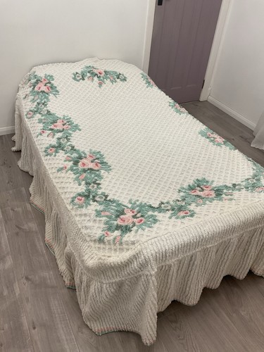Vintage double white floral - white,