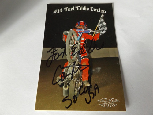 Photo card signed by - 6",