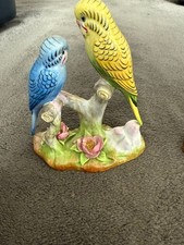 Staffordshire Parakeets and 1 other staffordshire bird