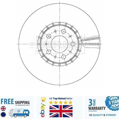 Brake disc bbd6157s for volvo - brake,