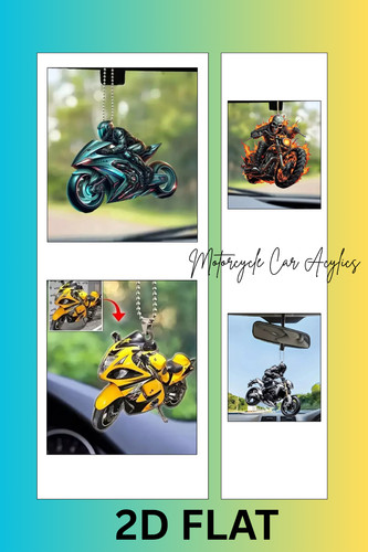 Motorcycle acrylic hanging - motorcycle,