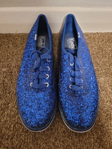 Keds blue glitter size - glitter., 5.5
