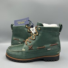 Ralph Lauren Polo Country Ranger Mid Leather Wool Shearling Boots UK 6 EU 40