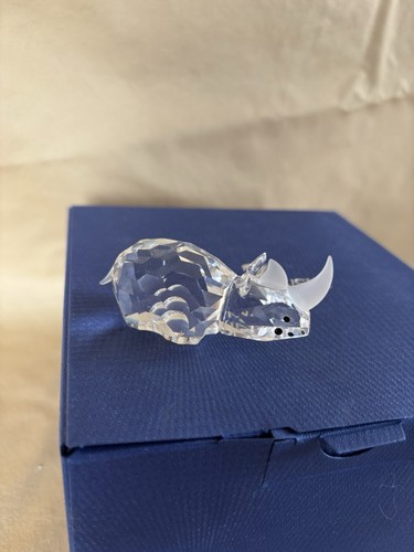Swarovski crystal rhinoceros - swarovski,