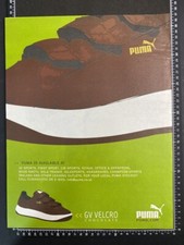 PUMA - GV CHOCOLATE SNEAKERS - 2001 VINTAGE POSTER SIZE ADVERT 