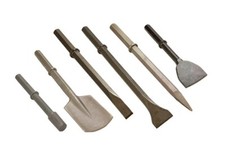 POINT CHISEL CLAY SPADE TO FIT JCB BEAVER HYDRAULIC BREAKER 32 mm HEX