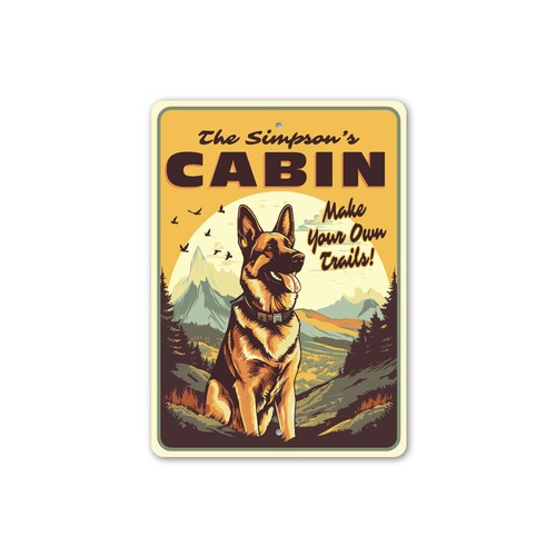 Custom family name cabin - custom,