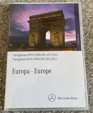 MERCEDES BENZ EUROPE 2012 SAT NAV DISC DVD ROM EUROPE SATELLITE NAVIGATION USED