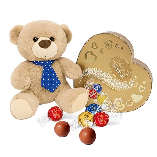 Lindt chocolates teddy bear - chocolates,