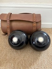 Vintage Set of 2 Lawn Bowls In