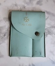 Vintage Avon Nail Manicure Grooming Set Travel Kit Folding Leather Rare Htf 1950