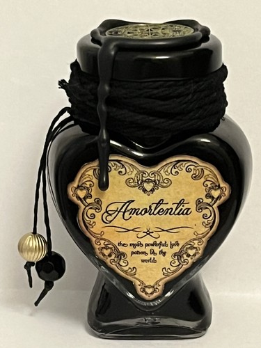 Potion bottle black love - bottle,