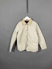 BARBOUR SHAPED LIDDESDALE Jacket - Age 10-11 - Beige - Great Condition - Girl’s