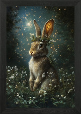 Enchanted Rabbit with Floral