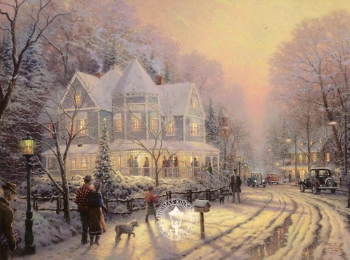 Thomas kinkade holiday - thomas,