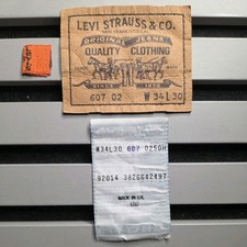 Vintage Levi's 607 Orange Tab