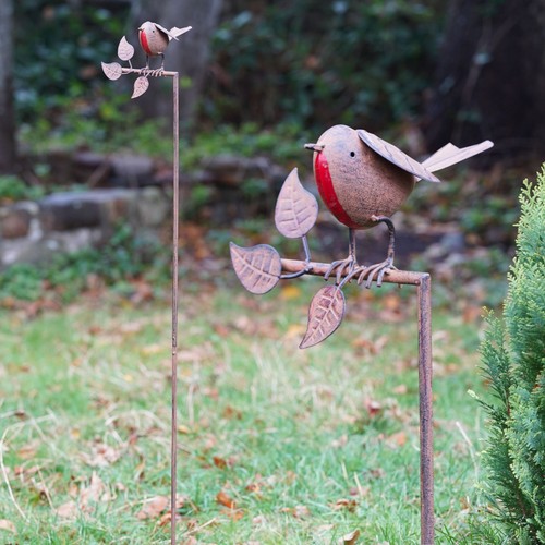 Robin stake metal - on,