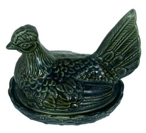 Rare portmeirion green chicken - portmeirion,