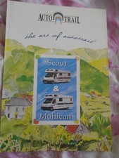 Auto Trail Scout & Mohican Motor Caravan brochure 1995 English text 