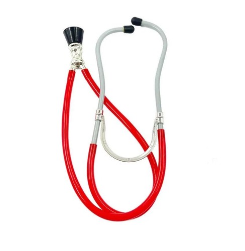Red toy stethoscope - toy,