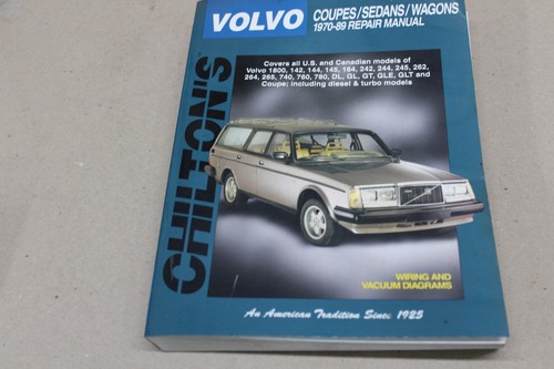 Chiltons repair manual volvo - manual,