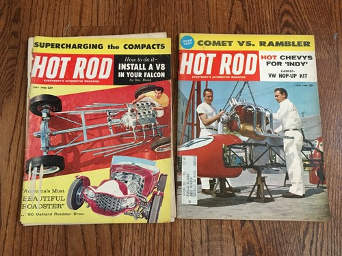 June july 1960 hot rod - june,