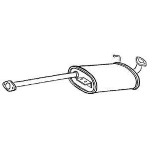 Klarius centre exhaust pipe - klarius,