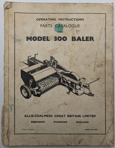 Original allis chalmers model - original,