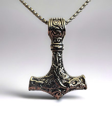 Thor Hammer Pendant Necklace