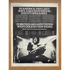 THIN LIZZY BAD REPUTATION TOUR