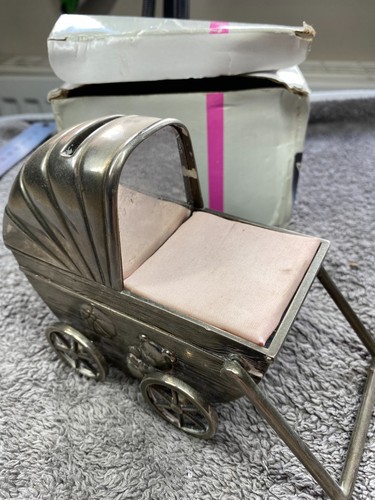 Metal pram baby carriage - metal,